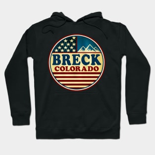 Skiing Breck Colorado Ski Breckenridge Hoodie